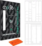 Downhill & Enduro Bike Frame Protection Tape Kit,33Pcs-Total Bicycle Frame Protector Tape Stickers-Frame Protection Film,Protect Bike from Scratches and Dings etc.Transparent