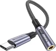 MOSWAG USB C to 3.5mm Headphone Jack Adapter, Audio Adapter USB C to Aux Dongle Cable Cord for Samsung Galaxy S22 S21 S20 Ultra S20+ Note 20 10 S10 S9 Plus,Pixel 4 3 2 XL,ipad Pro