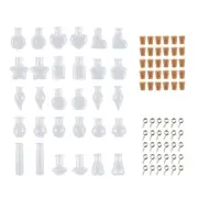 30 Pieces Glass Bottles Empty Small Jar Glass Wishing Bottles Small Glass Jar
