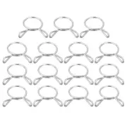 15 Pcs Fuel Line Hose Tubing Spring Clips 16.5mm Water Pipe Spring Clip Clamps