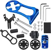 Out Front Computer Mount, Computer Mount, Aluminium Alloy Handlebar Mount for Front Wheels, Lightweight Multifunctional Computer Holder, Accessories for GPS Compute