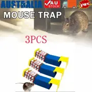 3Pcs Live Animal Safe Catch Mouse Mice Rat Trap Cage Humane Indoor Outdoor Box
