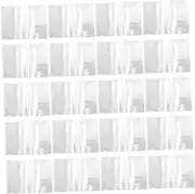 OFFSCH 20Pcs Clear Book Covers for Books Protection for Students Easy Application Scratch Resistant School Present