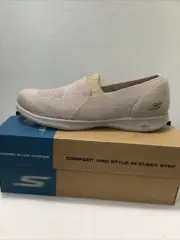 Skechers Go Step Light Striking Taupe Stretch Fit Machine washable Shoe 9