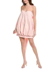 Valentino Wool & Silk-Blend Bubble Mini Dress