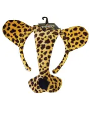 Leopard Ears Nose Headband Costume Accessory