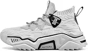 [MATRUPLE] Mens Fashion Sneakers High Top Casual Shoes Athletic Walking Mesh Comfortable Sports Shoe