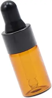Syrup Dispenser Dropper Fill Bottle Set 3ml Glass Sub Bottle Empty Dropper Bottles 50pcs Dark Brown Pattern