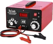 Hugoome Beleeb Series C40 Battery Charger 12V 24V 36V 48V 60V 72V, Pulses of High-Voltage Battery Desulfator Maintainer with Crocodile Clips for Lead-Acid Lithium-ion Batteries