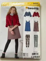 New Look Tweens 6592 Girls Jacket-Dress-Pants Pattern Size 8-16