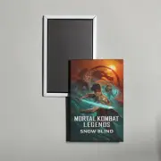 Mortal Kombat Legends Snow Blind Mini Movie Poster Fridge Locker Magnet
