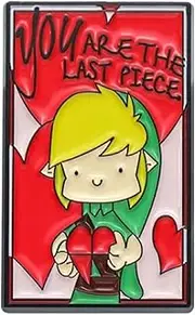 [Gufo] Spectre Pins Legend of Zelda "You are the Last Piece" Link Enamel Pin, Metal, created quartz