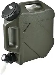 Camping Water Jug, 10L Water Containers, BPA Free Portable Emergency Water Storage Tank with Spigot for Camping Outdoor Hiking