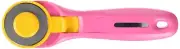 Olfa 1132645 45mm Fairy Floss Pink Splash Rotary Cutter, Multicolor