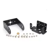 New DIY Black 2 DOF Pan and Tilt Servo Mount Kit for Arduino Robot MG995