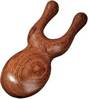 Sandalwood Comb For Women,Deer Antler Massage Comb - Wooden Deer Antlers Nasal Scraper, Fashionable Sandalwood Antlers -Wide -Tooth
