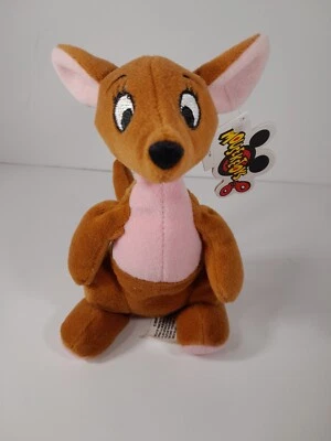 Walt Disney Mouseketoys Kanga Kangaroo Mini Bean Bag Plush Winnie the Pooh NWT