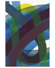 Empire Art Direct Pigment Play I Frameless Free Floating Tempered Glass Panel Graphic Wall Art