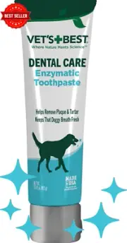 Vet’s Best Enzymatic Dog Toothpaste 99g Dental Gel Fresh Breath Teeth Cleaning C