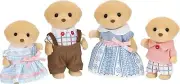Sylvanian Families FS-24 Yelloew Labrador Family Epoch Japan Calico Critters
