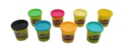 Play Doh Modeling Compound Clay Multi Color Kids Children 4oz Container Lot of 8