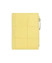 Small card double-fold zipper wallet One size Yellow