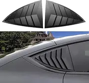 yhcdsea for Model Y Side Window Louver Cover Sport Style for Tesla Model Y 2021 2022 2023 2024 2025 Accessories (Matt Black)