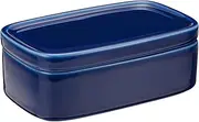 Hakusan Toki Conte Long, Blue Conte, Approx. 5.7 x 3.5 x 2.2 inches (14.5 x 8.8 x 5.5 cm), Hasami Ware, Made in Japan