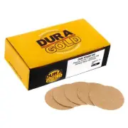 80 Grit 1" Hook & Loop DA Sanding Discs - 100 Sandpaper Finishing Discs