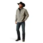 Ariat Men's Logo 2.0 Jetty Grey Soft-shell Jacket