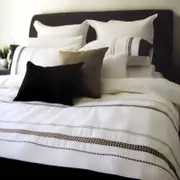 Manhattan Matrix Chocolate Quilt Cover Set Queen