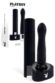 Playboy Pleasure Zone 8.4" Thrusting and Vibrating Dildo with Case