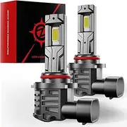 ZONBEAM [2025 Upgrade 9005 Bulbs, [Latest & Brightest] 24000lm 800% Brightness H8/H9 Fog Lights Bulbs Real 1:1 Mini Size Design, 6000k Cool White，Pack of 2