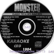 Classic 70' 80's Male Monster Hits Karaoke CD+G 1004 Neil Diamond,Billy Idol,