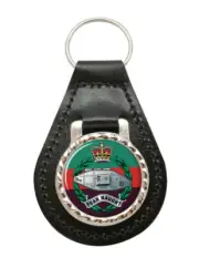 Royal Tank Regiment, British Army Leather Key Fob