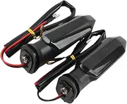 QccHieUs 2Pcs Motorcycle Turn Signal Taillight Replacement Spare Parts High Performance Accessories, Smoke Len