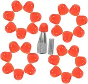 ETHZZLE 48pcs Auto Body Dent Removal Tool Kit Professional Hook Replacement Tips for Efficient Dent Repair User Friendly Automotive Body Tool for Quick Hail Door Ding Fixes