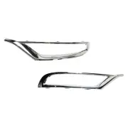 Bumper Face Bar Trims Molding Step Pads Set of 2 Front Driver & Passenger Pair (for: Chrysler)