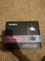 Yealink WH62 Mono Wireless DECT Headset, Teams Certified, Single Ear Office