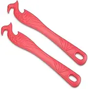 Oven Rack Push Pull Tool 2-Pack oven rack puller push pull stick tool(11 Inch), oven rack pullers with longer handle suitable for oven, toaster oven, air fryer, toaster oven