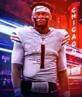 525472 JUSTIN FIELDS Football Touchdown 2 36x24 WALL PRINT POSTER