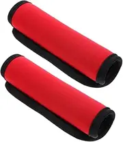 Ipetboom 2Pcs Portable Luggage Handle Grip Wraps Durable Handle Protection Covers for Suitcase and Travel Bags Luggage Handle Protector Soft and Stretchy Design