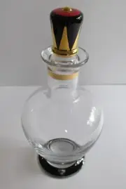 ORREFORS HAND PAINTED GLASS NOBEL CRYSTAL DECANTER NEW MADE IN SWEDEN