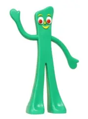 Gumby Bendable Posable Figure 6" Tall Cartoon - QUANTITY DISCOUNT - FREE GIFT