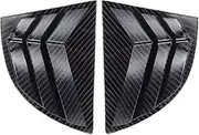 Rear Side Vent Window Scoop Louver Cover Trim Compatible for Honda Civic 2006 2007 2008 2009 2010 2011(Carbon Fiber)