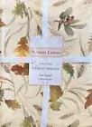 Benson Mills Natures Leaves Cloth Tablecloth 70” Round Wheat Sprigs