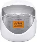 CUCKOO 6-Cup Electric Heating Smart Rice Cooker, 8 Menu Options, Slow Cook, Non-