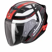 EXO-230 Pul Black Red Jet Helmet