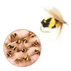 LOT 10 Foam Bumble Bee Nymph Trout Flies Fly fishing '' E2B3