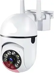 5G WiFi Video Surveillance Camera 5MP CCTV PTZ IP Camera Smart Human Tracking 4X Zoom Night Vision Full Color Outdoor Waterproof(US Plug)